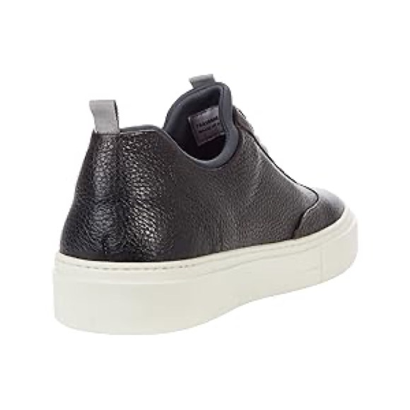 Men's Brown Leather Low-Top Sneakers - Casual Lace-Up - Picture 3 of 6